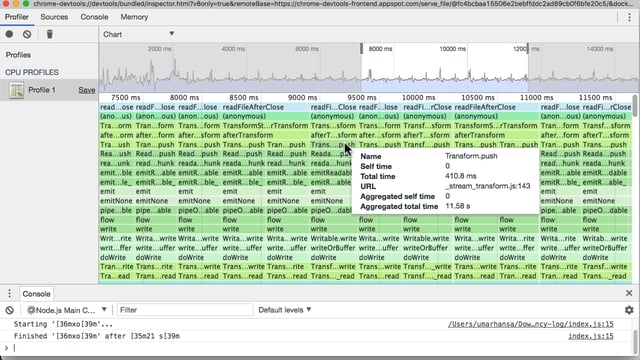 JavaScript profiling: Gulp Edition (also applies to webpack)